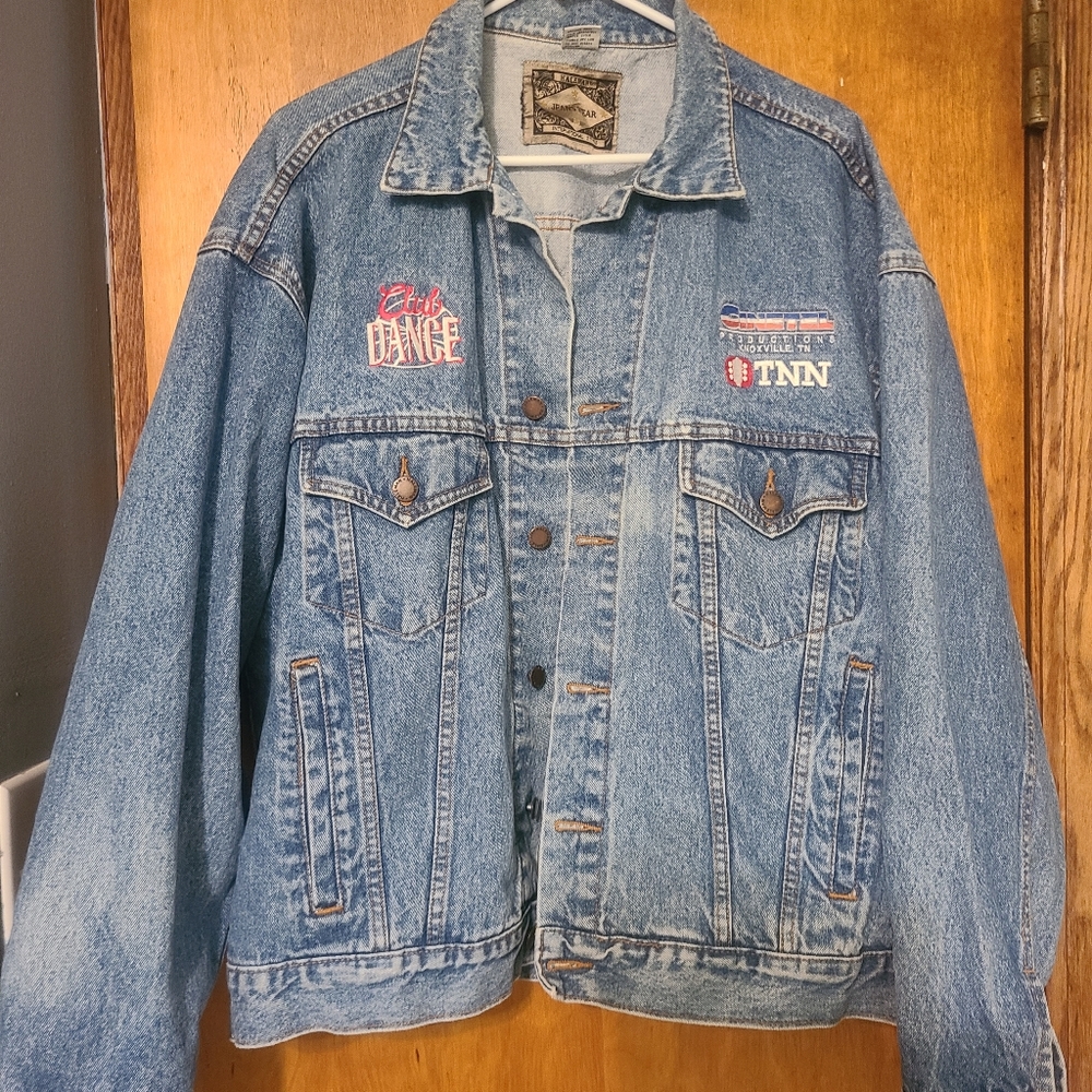 Vintage TNN Club Dance denim jacket, promo item